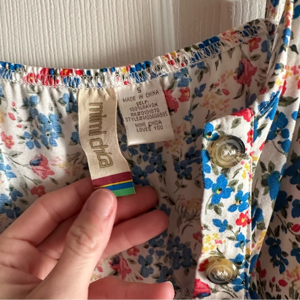 2 for $13 Floral summer midi dress small - Picture 3 of 5